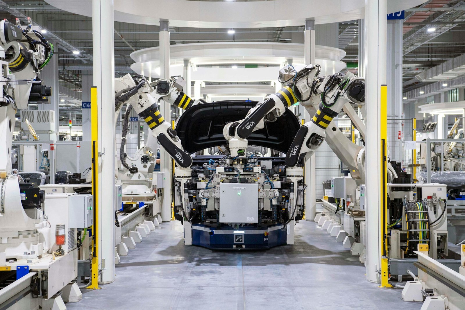 Assembling Machines in Factory